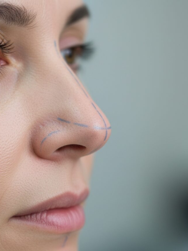 Rinoplastia planificación nasal